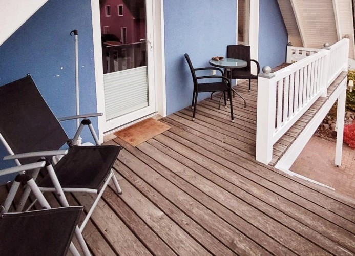 moderne Ferienwohnung im Obergeschoss