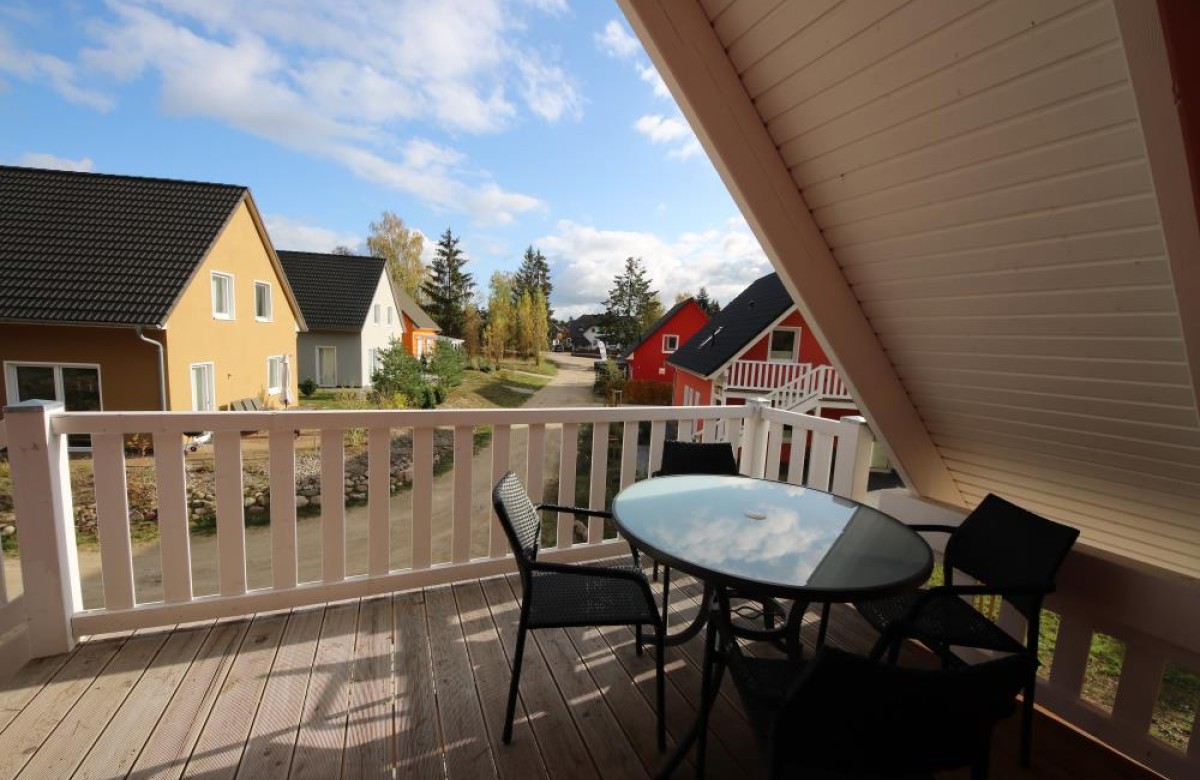 Ausblick vom Balkon