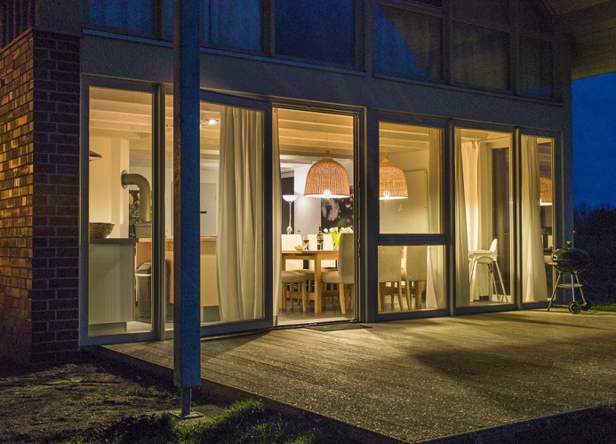 W 7 - Ferienhaus mit Terrasse, Sauna u. Kamin