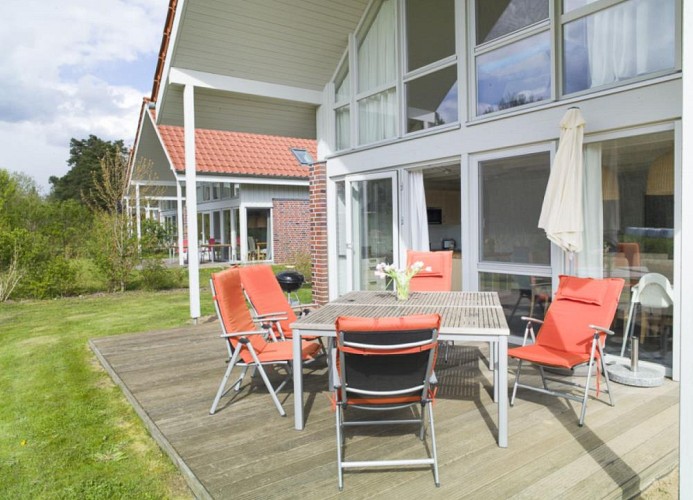 Blick auf die Terrasse