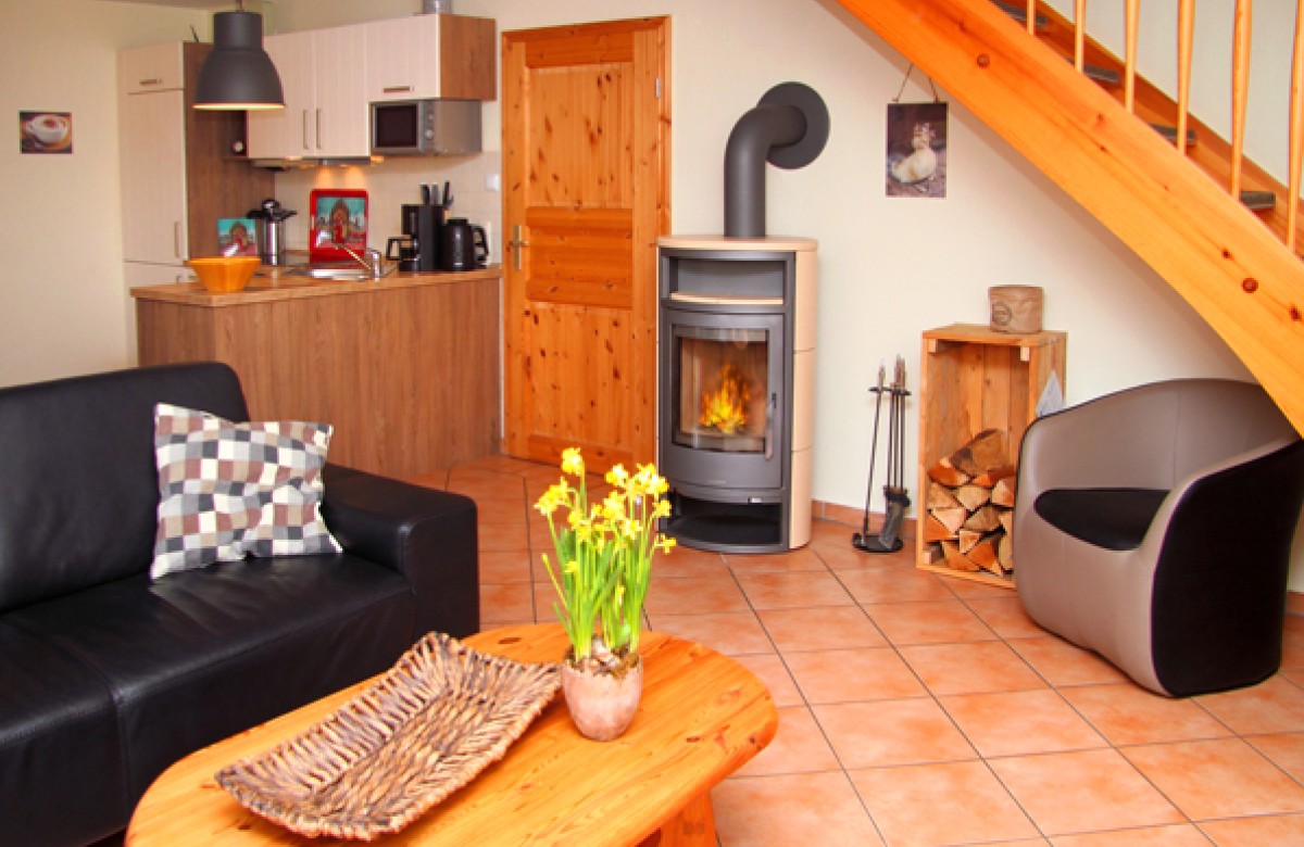 Schönes Ferienhaus mit Kamin