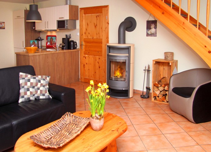 Schönes Ferienhaus mit Kamin