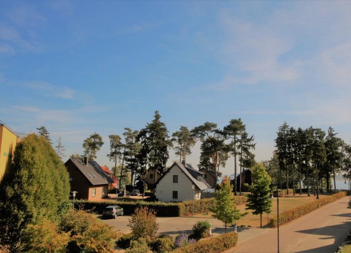 Ausblick vom Balkon