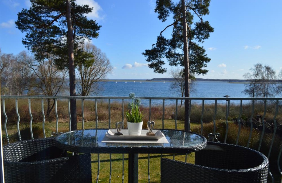 Schöne Aussicht vom Balkon