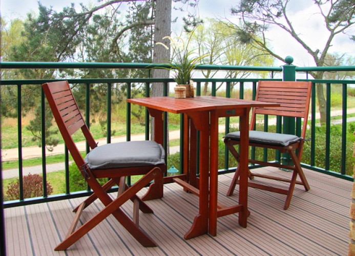 Balkon mit Seeblick