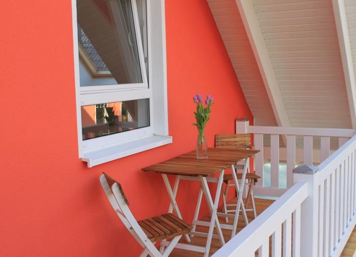 gemütlicher Balkon zum Verweilen