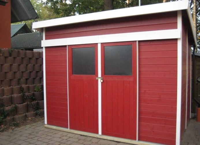 Gartenhäuschen für Fahrräder