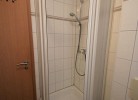 Dusche des Badezimmers