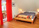 Doppelzimmer mit direktem Zugang zum Balkon