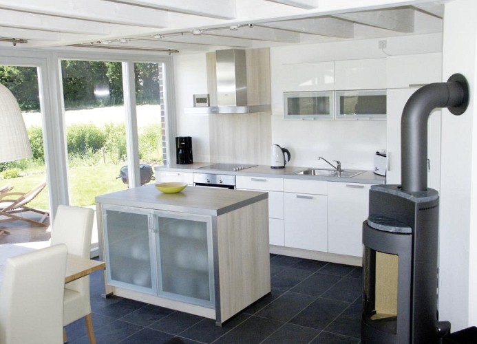 W 9 - Ferienhaus mit Terrasse und Kamin