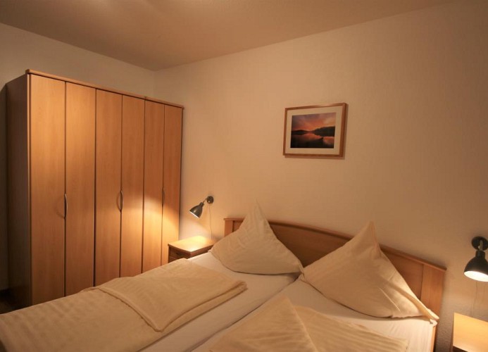 Schlafen Sie gut im Doppelbettzimmer ...
