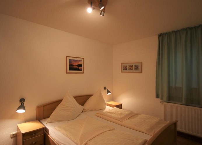 Schlafen Sie gut im Doppelbettzimmer ...